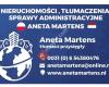 Nieruchomości , tłumaczenia, sprawy administracyjne Aneta Martens