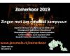 Zomerkoor Zingen met Jan rond het kampvuur